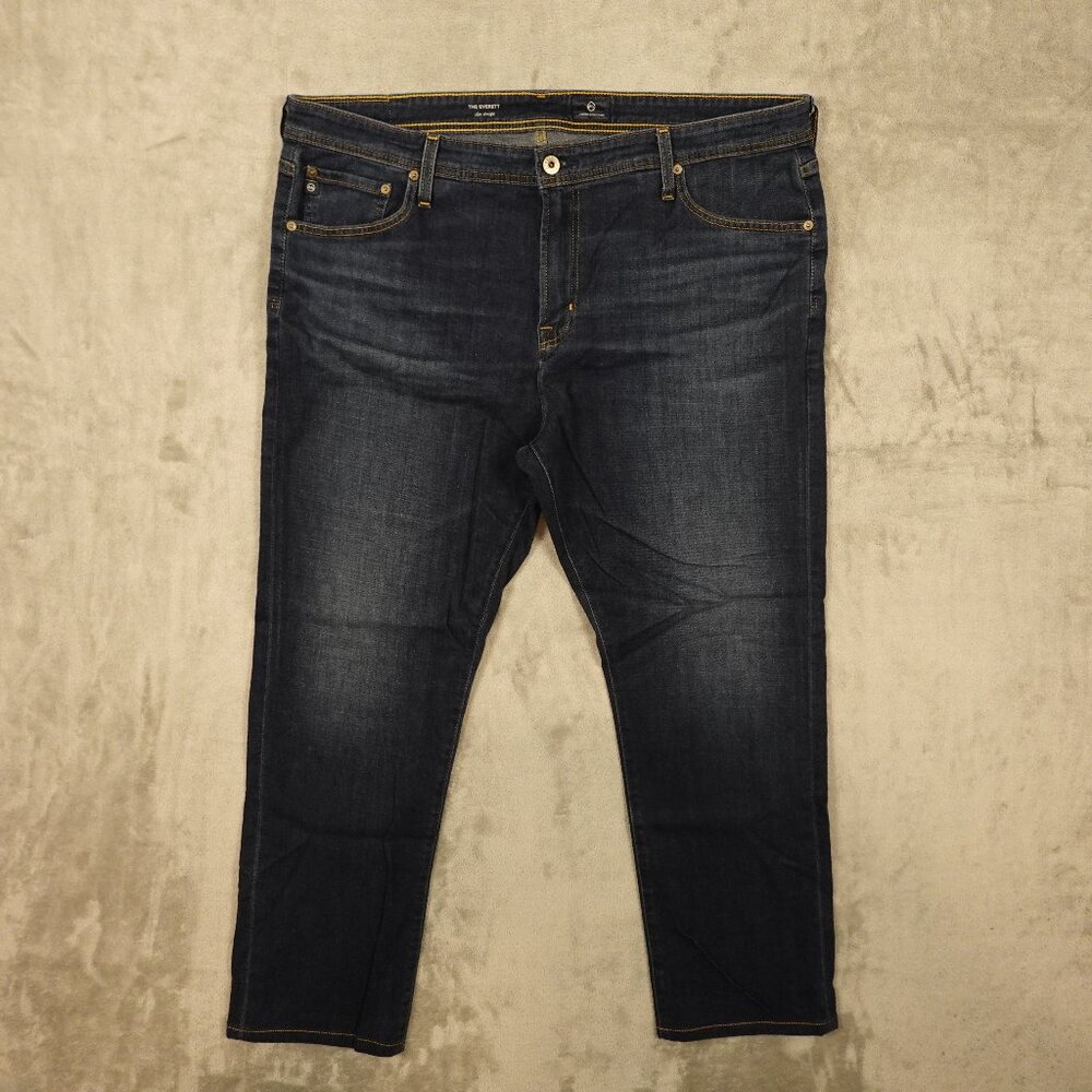 AG Adriano Goldschmied Jeans The Everett Slim Straight Men’s 40x32 Dark Wash